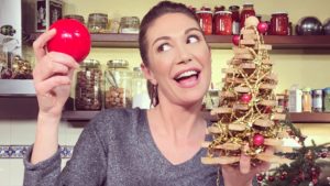 Tessa Gelisio candele Natale
