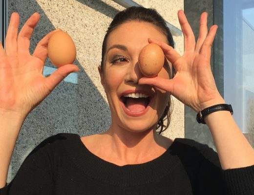 Tessa Gelisio con uova