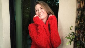 Tessa Gelisio con il maglione