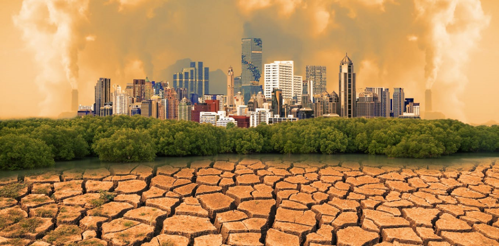 Deserto e città: inquinamento, gas serra e buco dell'ozono