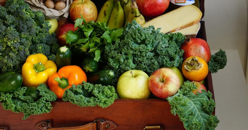 Cucina sostenibile, frutta e verdura