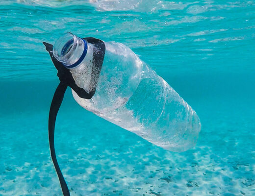 Rifiuti di plastica in mare