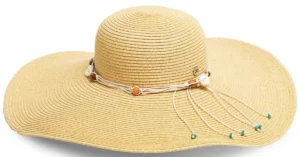Accessori da spiaggia, cappello di paglia
