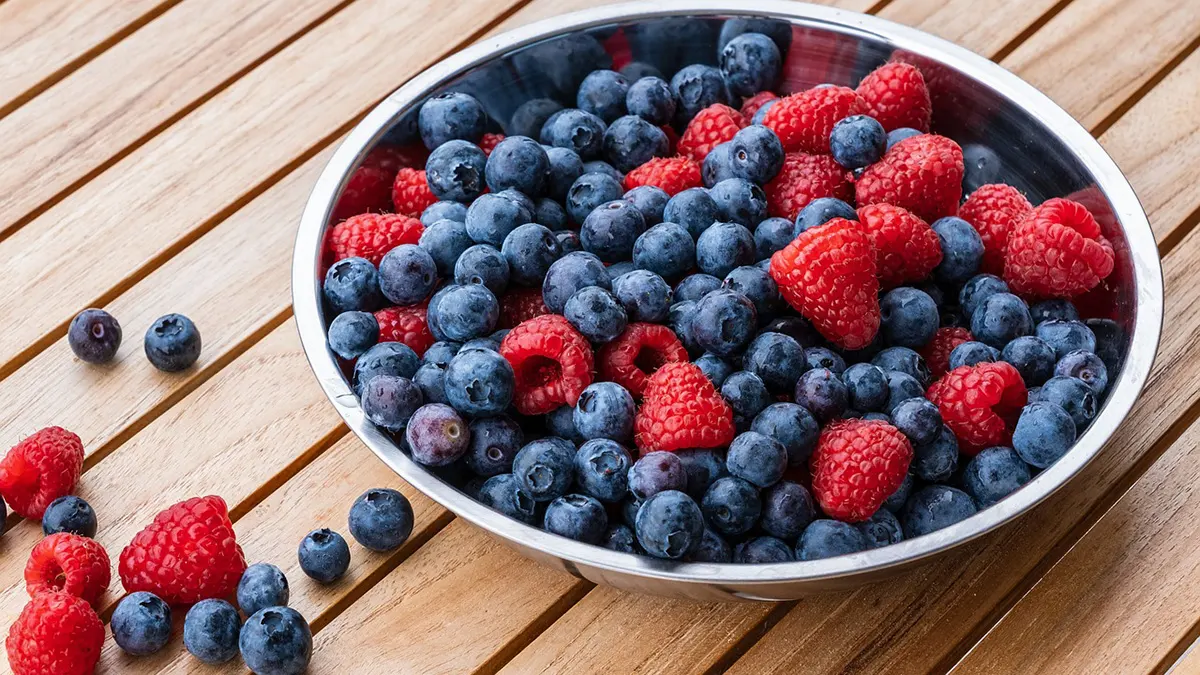 Frutti di bosco per l'acido ialuronico