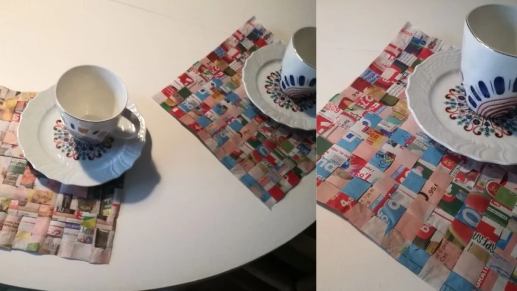 Tovagliette con dépliant