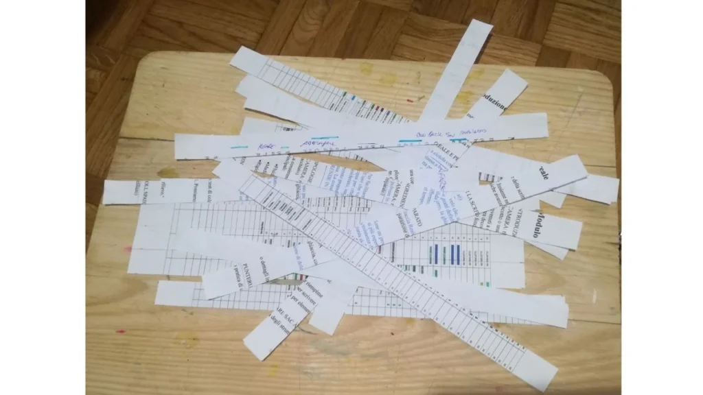 Tovagliette con cartoncino e carta di recupero della stampante 4