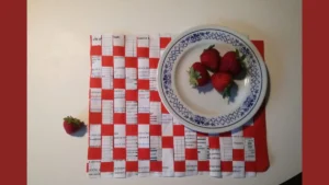 Tovagliette con cartoncino e carta di recupero della stampante