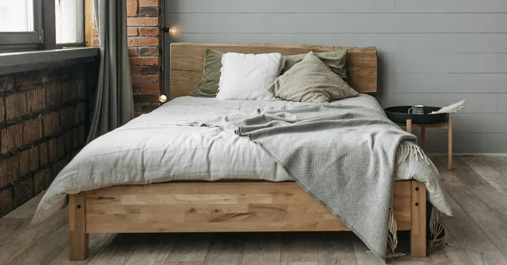 Letto in legno certificato