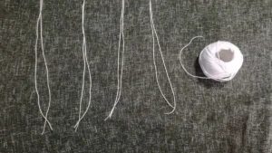 Vasetti appesi con intreccio macramè 1