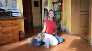 Tessa Gelisio, animali e pavimenti