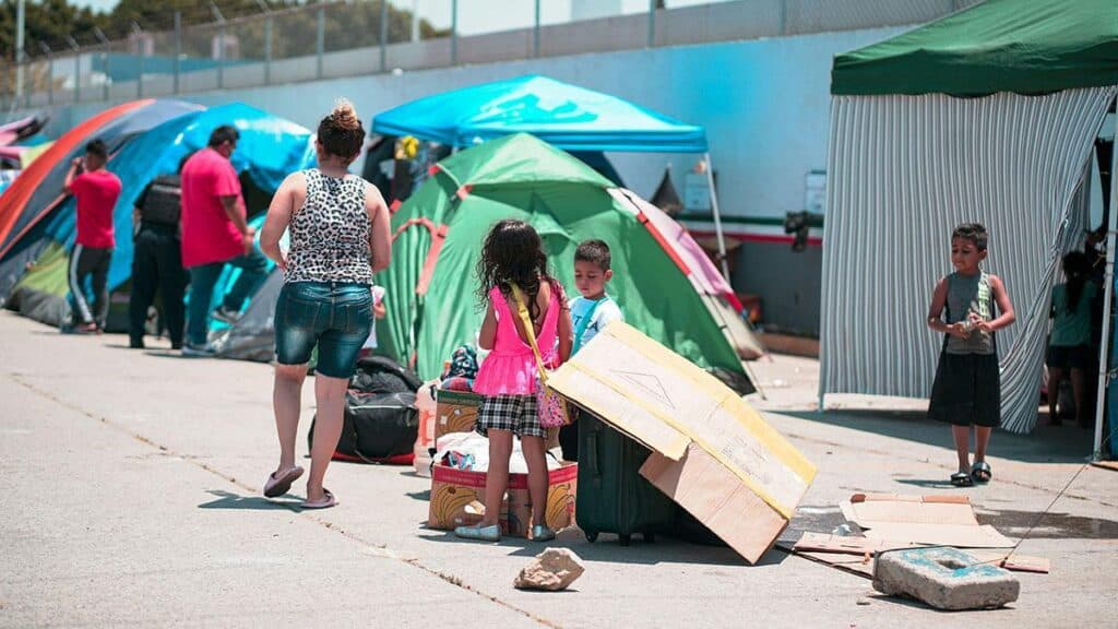 Accampamenti, migrazioni climatiche