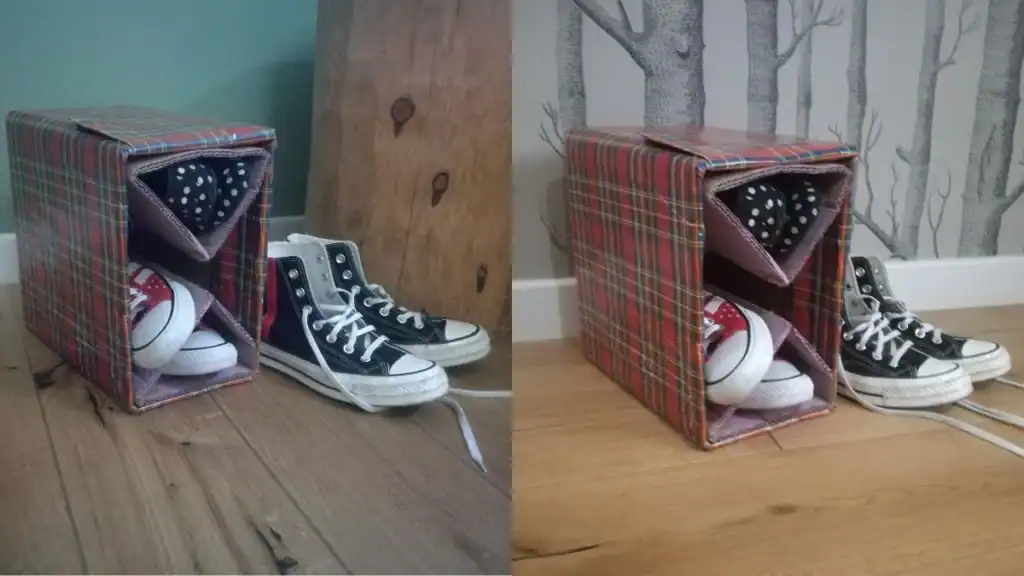 Scarpiera di cartone