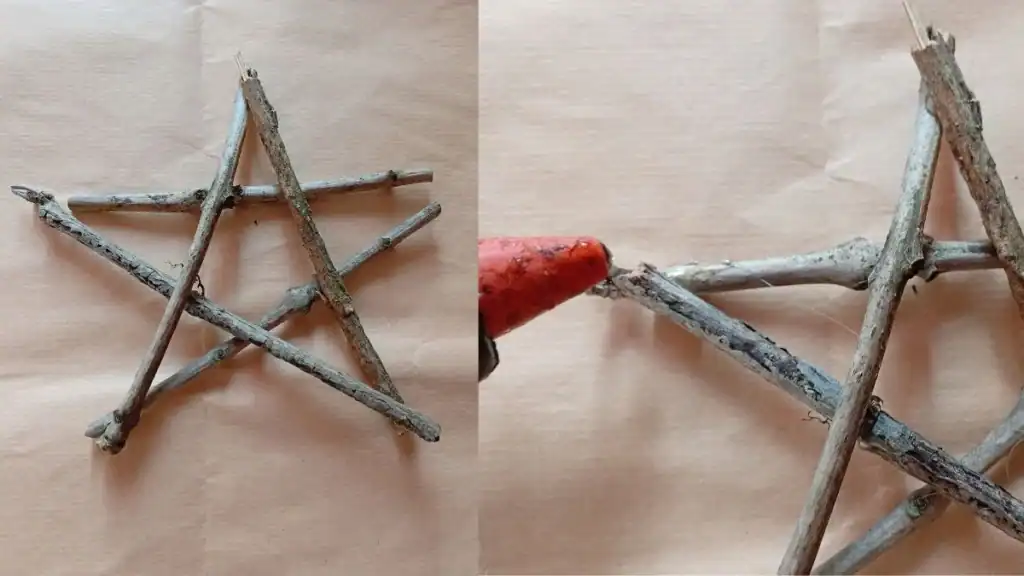 Stelle di Natale con i legnetti 3