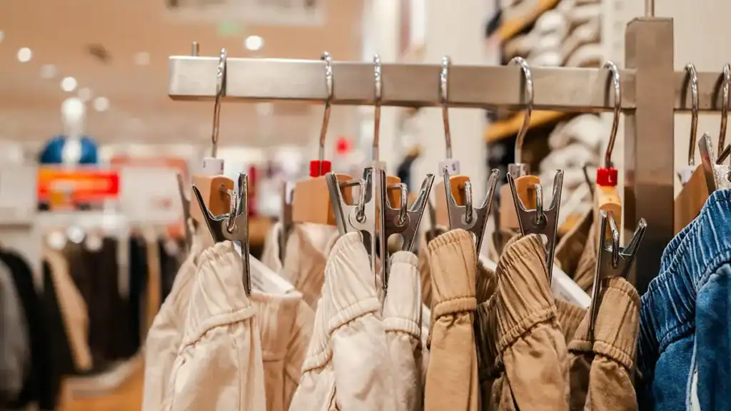 Vestiti in negozio