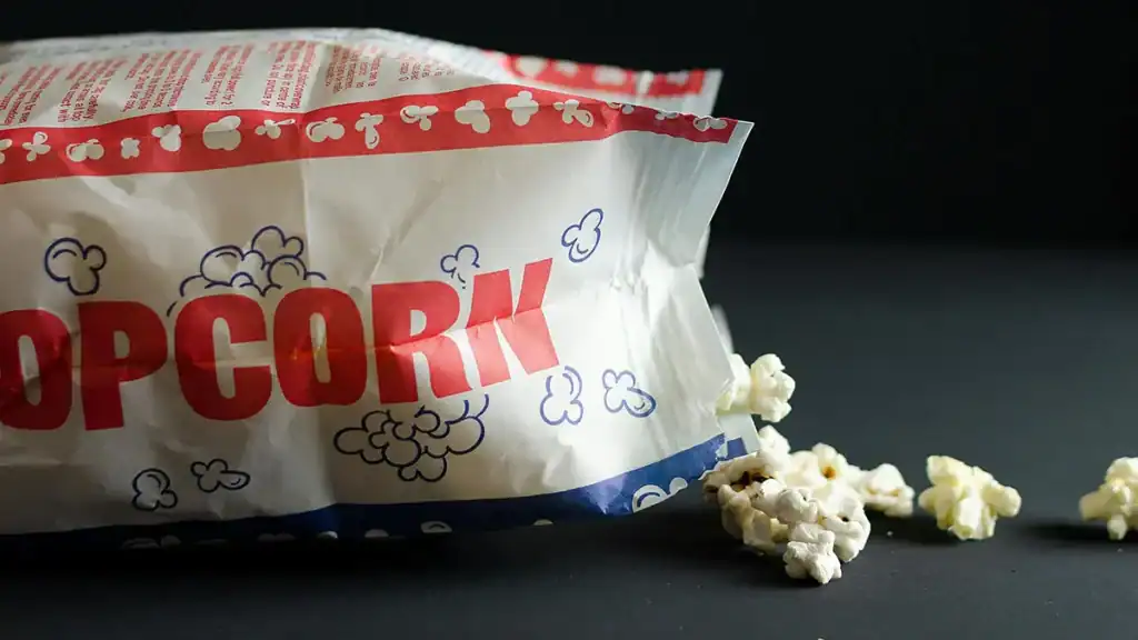Popcorn, buste da microonde