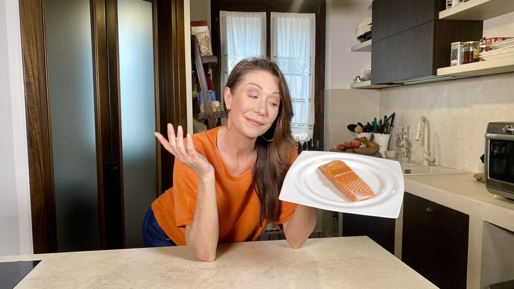 Tessa Gelisio, salmone