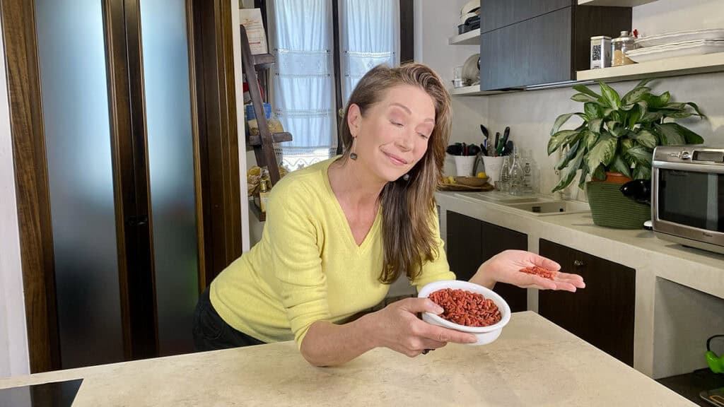 Bacche di Goji, Tessa Gelisio