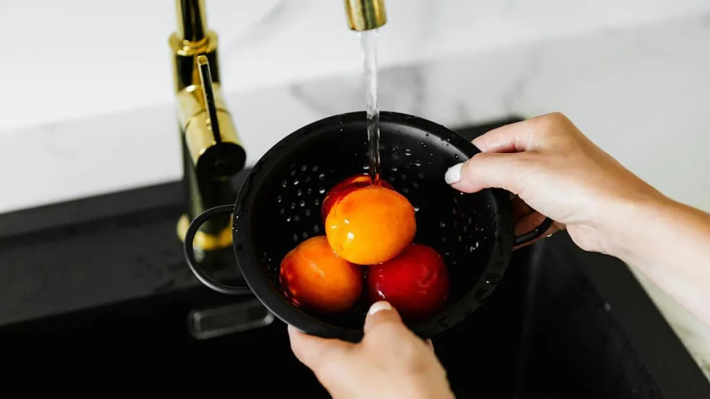Lavare frutta e verdura