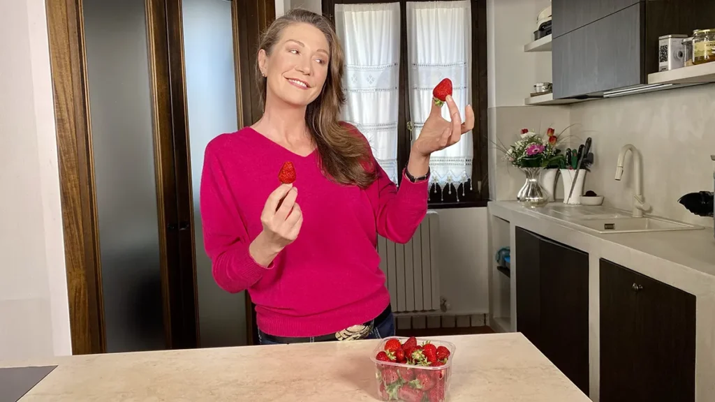 Tessa Gelisio, pesticidi nella frutta