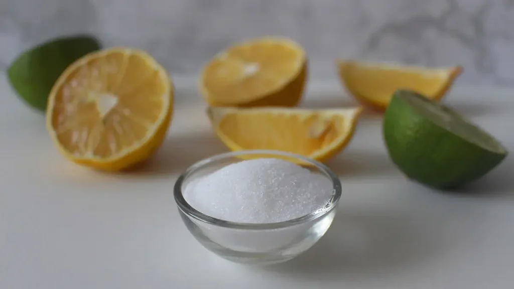 Acido citrico come ammorbidente