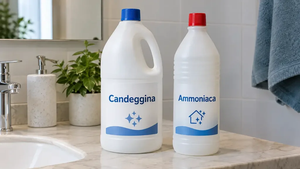 Candeggina e ammoniaca