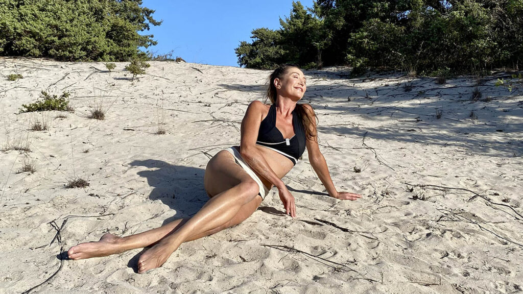 Tessa Gelisio al mare
