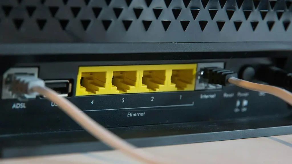 Porte del router WiFi